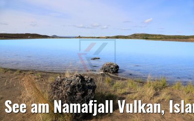 See am Namafjall Vulkan, Island 21.08.2017