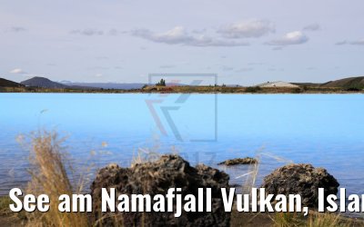 See am Namafjall Vulkan, Island 21.08.2017