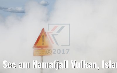 See am Namafjall Vulkan, Island 21.08.2017