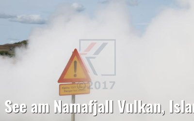 See am Namafjall Vulkan, Island 21.08.2017