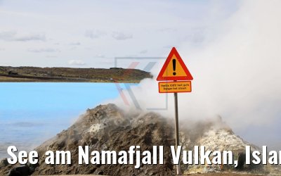 See am Namafjall Vulkan, Island 21.08.2017
