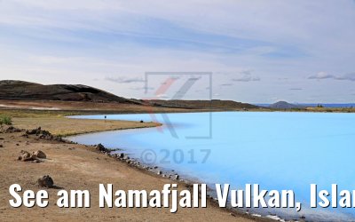 See am Namafjall Vulkan, Island 21.08.2017