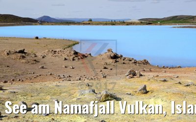 See am Namafjall Vulkan, Island 21.08.2017