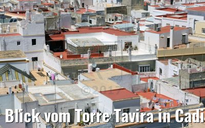 Blick vom Torre Tavira in Cadiz 08.05.2017
