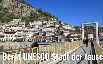 Berat UNESCO Stadt der tausend Fenster, Albanien 13.10.2017