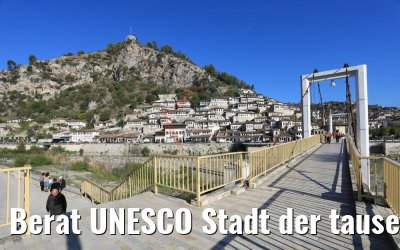 Berat UNESCO Stadt der tausend Fenster, Albanien 13.10.2017
