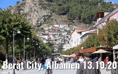 Berat City, Albanien 13.10.2017