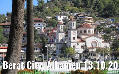 Berat City, Albanien 13.10.2017