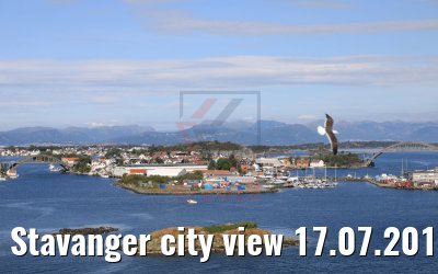 Stavanger city view 17.07.2019
