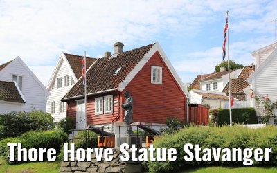 Thore Horve Statue Stavanger 17.07.2019