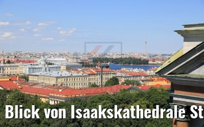 Blick von Isaakskathedrale St. Petersburg 12.07.2018