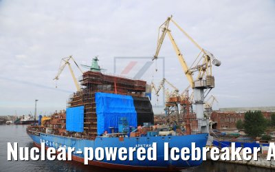 Nuclear-powered Icebreaker Arktika shipyard St. Petersburg 12.07.2018