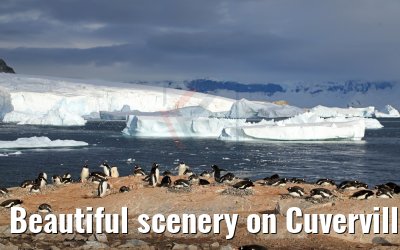 Beautiful scenery on Cuverville Island Antarctica 09.01.2017