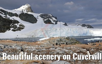 Beautiful scenery on Cuverville Island Antarctica 09.01.2017