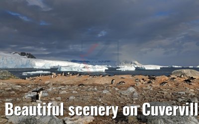 Beautiful scenery on Cuverville Island Antarctica 09.01.2017