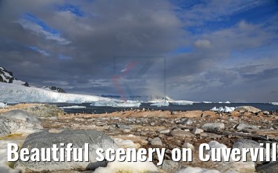 Beautiful scenery on Cuverville Island Antarctica 09.01.2017