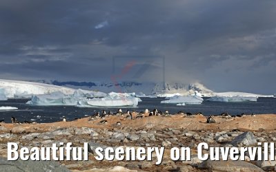 Beautiful scenery on Cuverville Island Antarctica 09.01.2017