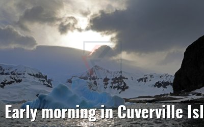 Early morning in Cuverville Island Antarctica 09.01.2017