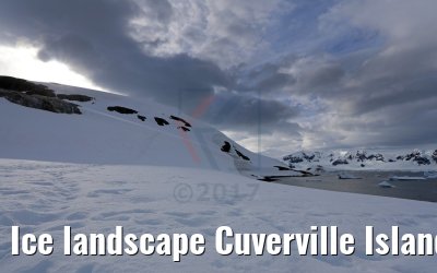 Ice landscape Cuverville Island Antarctica 09.01.2017