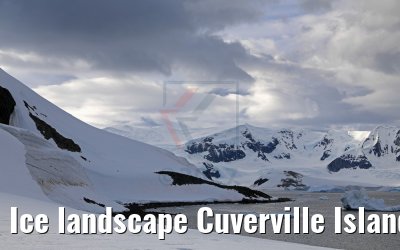 Ice landscape Cuverville Island Antarctica 09.01.2017