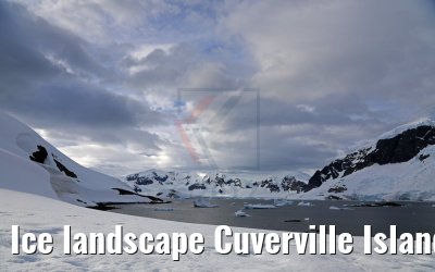 Ice landscape Cuverville Island Antarctica 09.01.2017