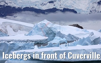 Icebergs in front of Cuverville Island 09.01.2017