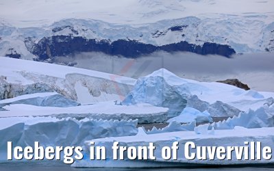 Icebergs in front of Cuverville Island 09.01.2017