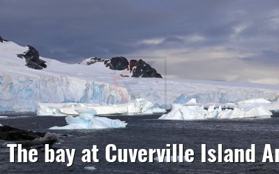The bay at Cuverville Island Antarctica 09.01.2017