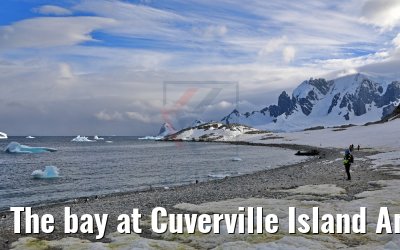 The bay at Cuverville Island Antarctica 09.01.2017
