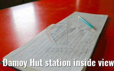 Damoy Hut station inside view, Dorian Bay, Wiencke Island 09.01.2017