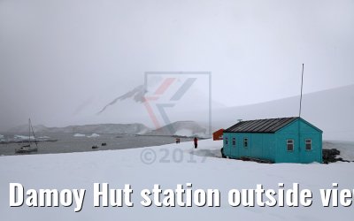 Damoy Hut station outside view, Dorian Bay, Wiencke Island 09.01.2017
