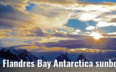 Flandres Bay Antarctica sunbeam 09.01.2017