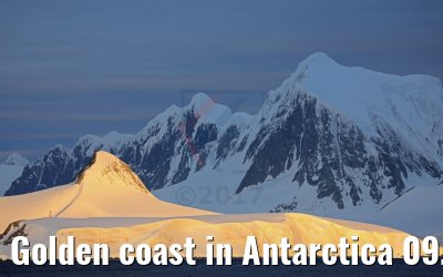 Golden coast in Antarctica 09.01.2017