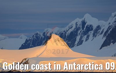 Golden coast in Antarctica 09.01.2017