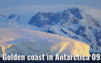 Golden coast in Antarctica 09.01.2017