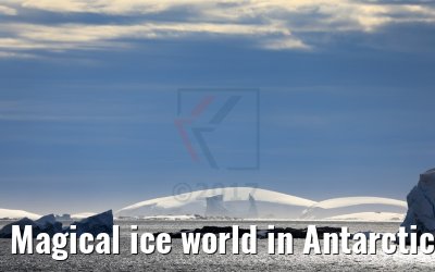 Magical ice world in Antarctica 09.01.2017