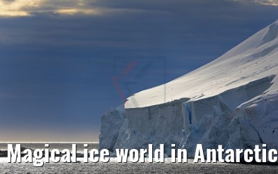 Magical ice world in Antarctica 09.01.2017