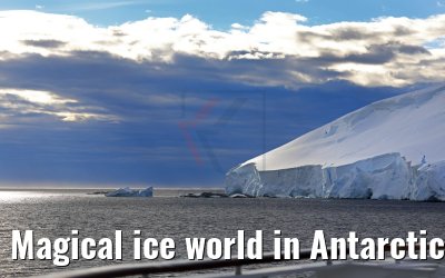 Magical ice world in Antarctica 09.01.2017