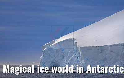 Magical ice world in Antarctica 09.01.2017