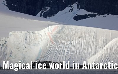 Magical ice world in Antarctica 09.01.2017