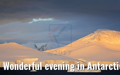 Wonderful evening in Antarctica, Flandres Bay 09.01.2017
