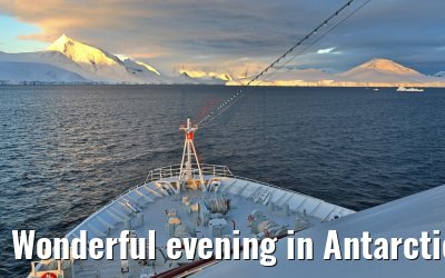 Wonderful evening in Antarctica, Flandres Bay 09.01.2017
