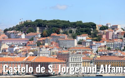 Castelo de S. Jorge und Alfama Lissabon 09.05.2017