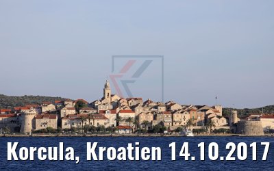 Korcula, Kroatien 14.10.2017