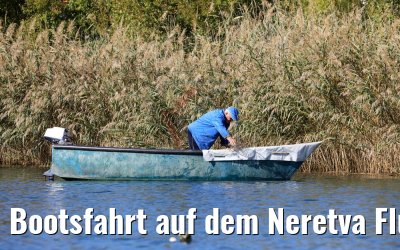 Bootsfahrt auf dem Neretva Fluss, Kroatien 14.10.2017