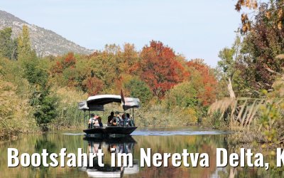 Bootsfahrt im Neretva Delta, Kroatien 14.10.2017