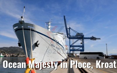 Ocean Majesty in Ploce, Kroatien 14.10.2017