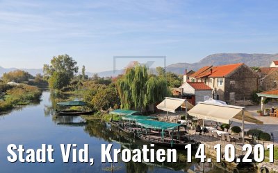 Stadt Vid, Kroatien 14.10.2017