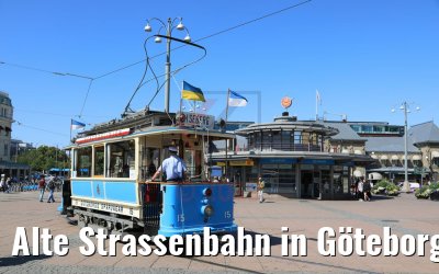 Alte Strassenbahn in Göteborg 18.07.2019
