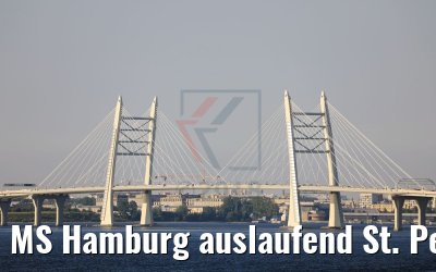 MS Hamburg auslaufend St. Petersburg 13.07.2018